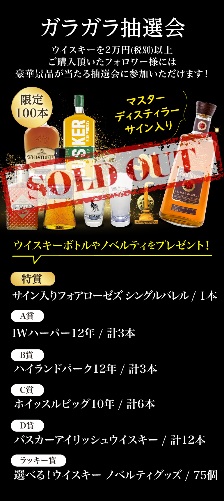 ガラガラ抽選販売